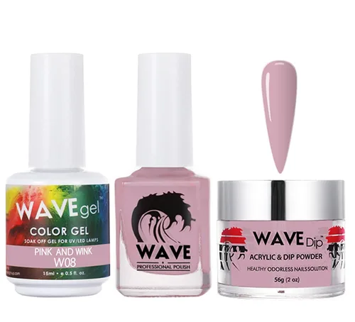 Miniatura 162 de WAVEGEL - Juego de gel de remojo, laca de uñas y polvo acrílico a juego - Colección Simplicity - #P109 Blizzard
