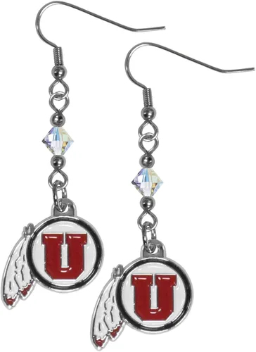 Miniatura 7 de Siskiyou Sports Pendientes colgantes de cristal de la NCAA