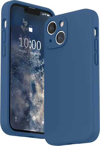 Miniatura 9 de SURPHY Funda compatible con iPhone 13 Mini con protector de pantalla, (protección de cámara y forro de microfibra suave), funda de silicona líquida