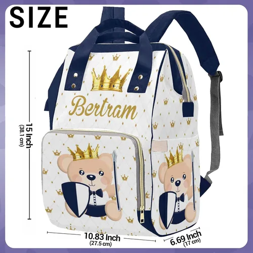 Miniatura 4 de Newcos Bolsa de pañales personalizada para lactancia, bolsa de pañales para bebé, mochila de viaje casual para mamá, Mochilas Daypack 1024-8