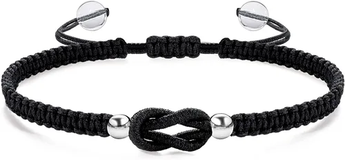 Miniatura 47 de Pulseras hechas a mano, pulseras para mujeres y hombres, pulsera ajustable con inicial, regalos de joyería para mamá, esposa, novia, ella, amigos