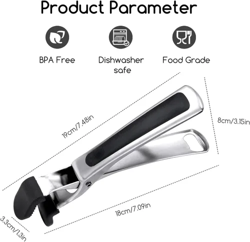Miniatura 4 de SOLEADER Agarrador de Platos Compatible con Sartén de Pizza, Agarrador Antideslizante, Recuperador de Platos y Tazones Calientes para Sacar Comida