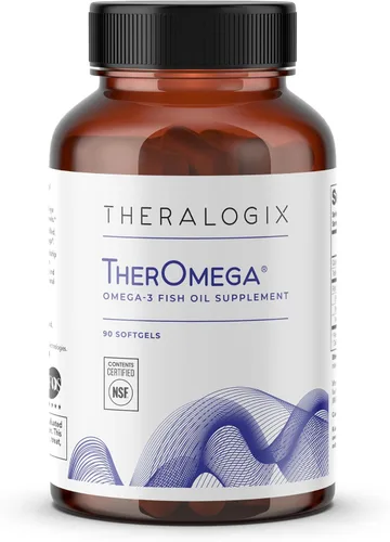 Theralogix TherOmega Omega-3 Suplemento de aceite de pescado - Apoya la salud del corazón, el cerebro, el sistema inmunológico y las articulaciones*