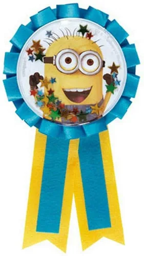 Miniatura 3 de Unique El paquete de suministros para fiesta de cumpleaños de Despicable Me incluye 8 bolsas de botín, 8 gafas de papel de fiesta, 24 tatuajes, 1
