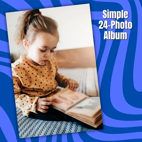 Miniatura 2 de Iconikal Paquete de 5, 4 x 6 pulgadas, capacidad para 24 fotos. Álbumes de fotos con cubierta transparente para almacenar y mostrar recuerdos