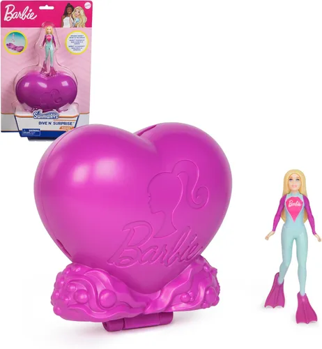 Miniatura 9 de SwimWays Barbie Personajes de Buceo Paquete de 3, Accesorios de Piscina y Juguetes de Piscina para Niños, Suministros para Fiestas en la Piscina