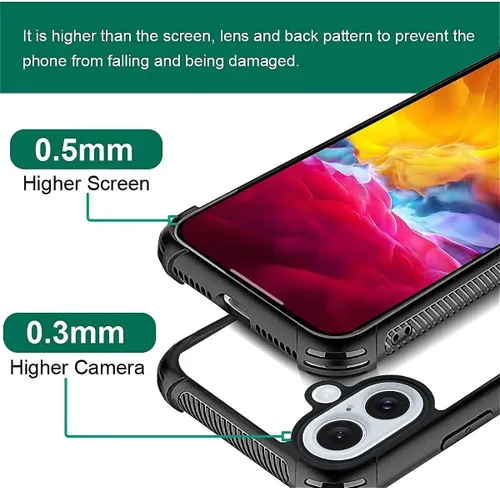 Miniatura 64 de Compatible con funda para iPhone 6 Plus/6s Plus,Bite Your Teeth Diseño de patrón asombroso, funda trasera dura de PC anti-arañazos y a prueba