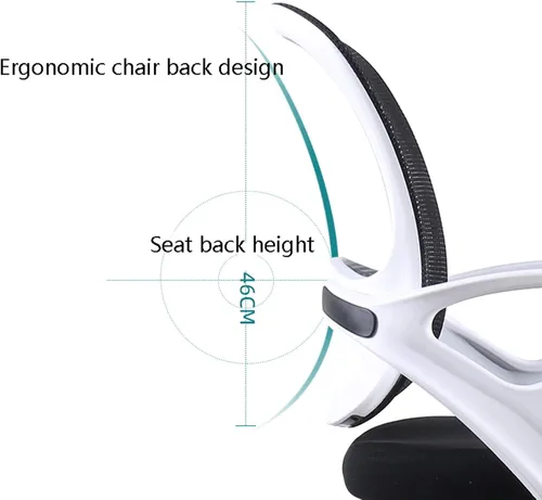 Miniatura 4 de Silla de juegos, silla de escritorio ergonómica, silla de oficina ergonómica para el hogar, oficina, silla de trabajo, silla de malla con respaldo