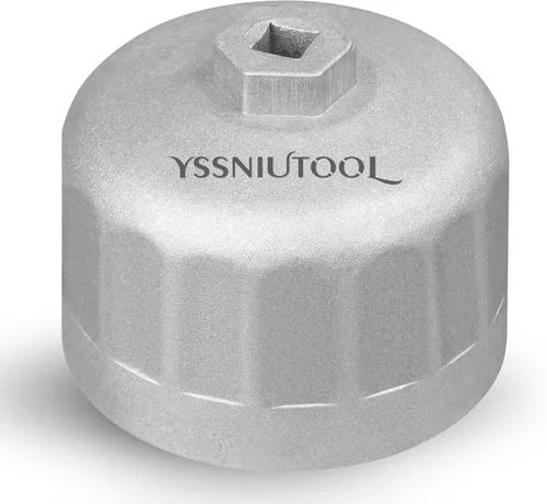 Miniatura 6 de Llave de filtro de aceite de 16 flautas de 3.409 in para Volvo y BMW con tapas de carcasa de filtro de aceite estilo cartucho de 16 flautas de 3.409