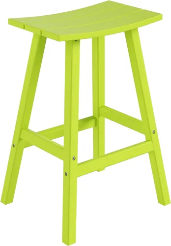 Miniatura 33 de HDPE Laguna Contempo - Taburete de bar de 29", color negro