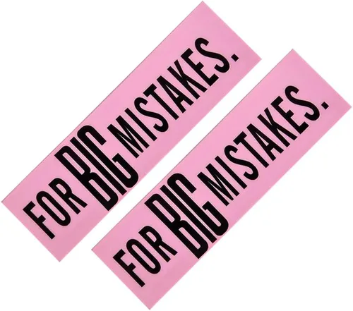 Miniatura 5 de The Dreidel Company Borrador Jumbo Big Mistake, suministros escolares, recuerdos de fiesta (paquete de 2)