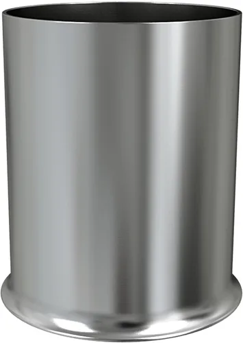 nu steel NP8H Newport Collection - Papelera redonda vintage para baño, dormitorio, dormitorio, universidad, oficina, 8.5 x 9.5 x 8 pulgadas, acabado