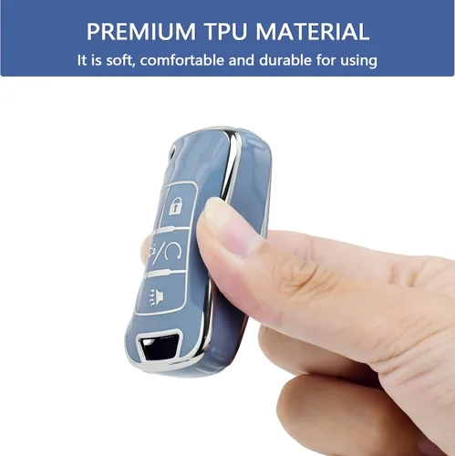 Miniatura 6 de OFFCURVE Funda para llavero con llavero Compatinle con Chevy – Funda de coche apta para Chevrolet GMC Buick Encore Terrain Malibu Camaro Cruze