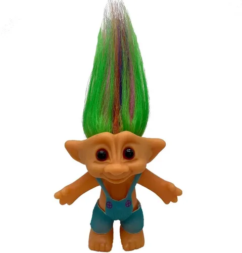 Miniatura 6 de Muñecas vintage de PVC Trolls retro Troll figuras de acción cromáticas adorables para colecciones, proyectos escolares, artes y manualidades