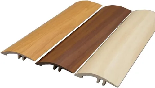 Miniatura 4 de HCZION Tira de transición de umbral de alfombra, tapetes de piso de puerta, reductor de borde superpuesto, rampa de borde biselado de PVC, tira