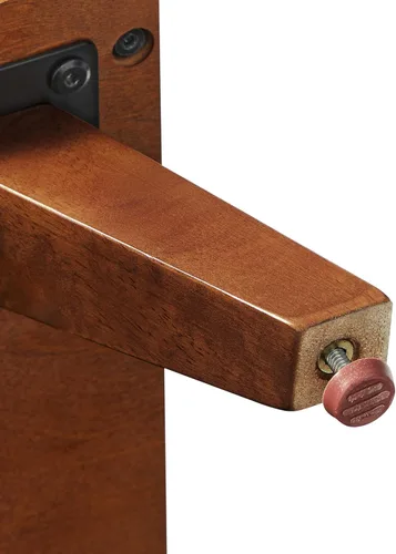 Miniatura 14 de Crosley Furniture Asheville - Soporte para discos moderno de mediados de siglo, almacenamiento de vinilo, con capacidad para hasta 260 discos, nogal