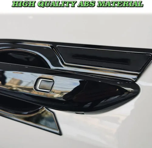 Miniatura 3 de 8 piezas de plástico ABS para exterior de la manija de la puerta, marco del cuenco, accesorios de decoración para Hyundai Elantra 2021 2022 2023