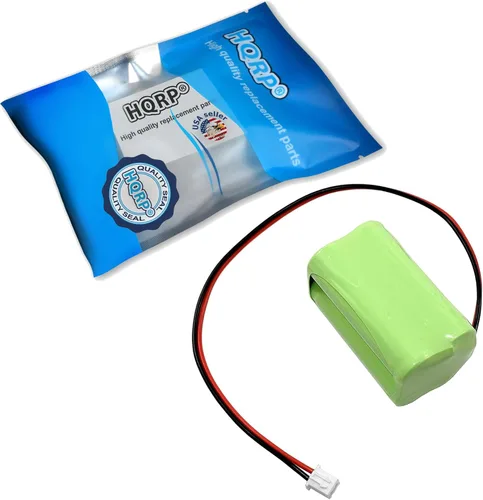 Miniatura 2 de HQRP Paquete de 5 baterías de respaldo de 4.8 V compatibles con E-XP2RBW, ANIC1117, D-AA500 BL93NC487 BL93NC484 BAA48R Lithonia E-conolight Unitech