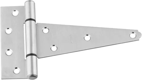 Miniatura 2 de National Hardware N342-501 V285 Bisagra T extra pesada en acero inoxidable, 4 pulgadas