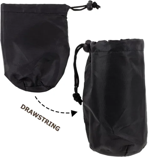 Miniatura 5 de 12 fundas opacas para tarros Mason de boca ancha, cubiertas de tarro hidropónico, fundas reutilizables ajustables con cordón para conservas, 6.49 x