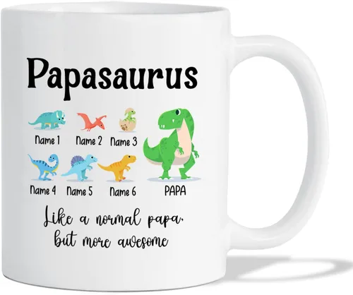 Miniatura 10 de Taza con texto en inglés "Best Papa Ever", tazas personalizadas para papá, tazas con foto personalizadas, regalos de hijo, hija, niños, taza de Taza