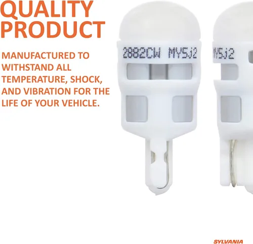 Miniatura 8 de Foco LED blanco Sylvania Zevo 168 T10 W5 W (Paquete de 1), 194, Blanco