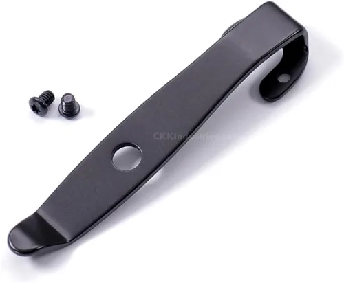 Miniatura 10 de EZSMITH (Modelo 1 Pinza de bolsillo universal - (Acabado táctico negro) - Pinza de bolsillo de repuesto para cuchillos plegables, teléfonos