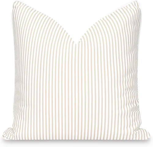 Miniatura 11 de Hofdeco Premium Coastal Patio Funda de Almohada Lumbar Solo para Interiores y Exteriores, 12"x20" Repelente al Agua para Patio Trasero, Sofá, Rayas