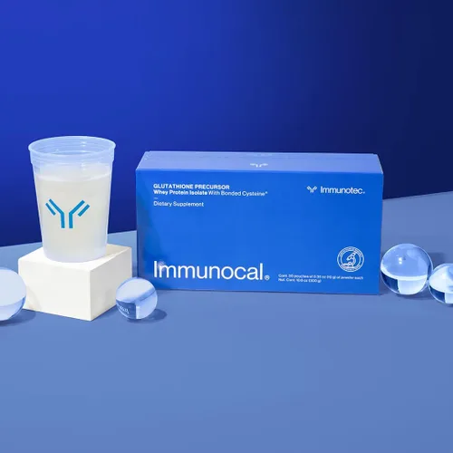 Immunocal Paquete de suplemento de 2 – 1 regular y 1 platino – aislado de proteína de suero y precursor de glutatión – 30 porciones