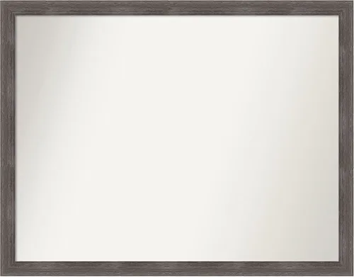 Miniatura 359 de Amanti Art Espejo personalizado, espejo de baño gris plomo a rayas, espejo de pared o espejo de tocador de baño sobre el fregadero