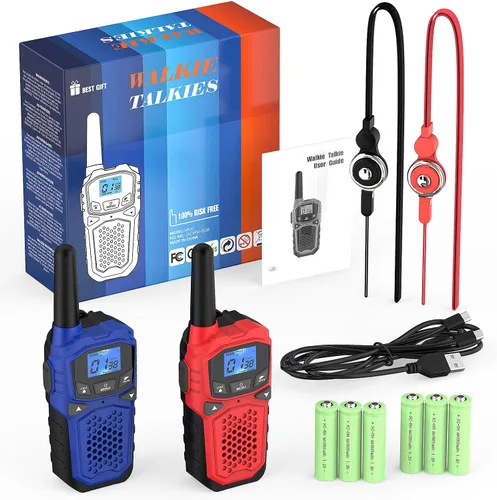 Miniatura 7 de Walkie Talkies para adultos, radio bidireccional de largo alcance WokTok para camping, senderismo, accesorios de senderismo, equipo de campamento