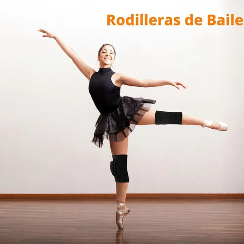Miniatura 7 de Rodilleras de voleibol, 2 pares de rodilleras de voleibol para niñas, rodilleras para mujeres, jóvenes y niños, rodilleras negras suaves