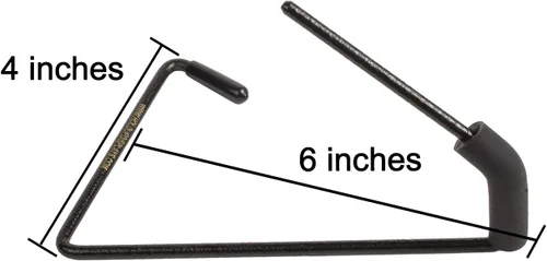 Miniatura 7 de Soporte para pistola de pistola fabricado en Estados Unidos en colgador de pistola de encimera de barril Base de 6 x 4 pulgadas (paquete de 3)
