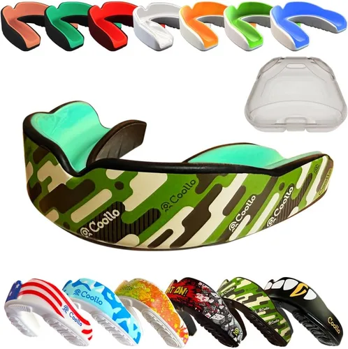 Miniatura 8 de Protector Bucal Hervir y Morder (Jóvenes y Adultos) DA Boquilla Deportiva de Ajuste Personalizado para Fútbol Americano, Hockey, Rugby, Lacrosse