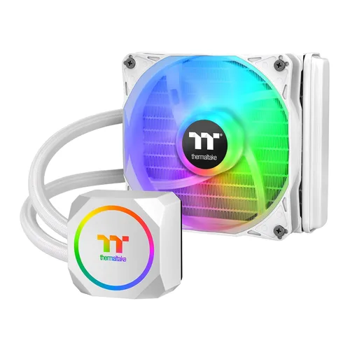 Miniatura 25 de Thermaltake TH420 ARGB Sync All-in-One Liquid Cooler Edición Nieve, AMD(AM5/AM4) Intel(LGA 1700/1200), Radiador de Alta Eficiencia de 420mm, Blanco