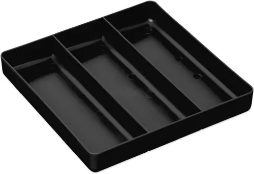 Miniatura 15 de Ernst MFG Organizador de cajones de 10 compartimentos: bandeja apilable resistente para organización de herramientas automotrices, caja de Negro