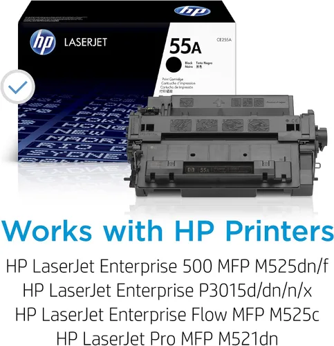 Miniatura 2 de HP Impresoras de cartuchos de tóner negro 55A Funciona con la serie de impresoras: LaserJet Enterprise 500 MFP M525, P3015, LaserJet Pro MFP M521