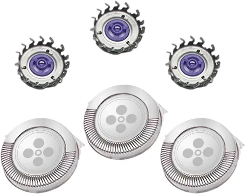 Miniatura 5 de Cabezales de repuesto genéricos para afeitadoras Norelco Philips HQ6 Quadra Action Modelos: 7886XL, 7885XL, 7867XL, 7866XL, 7865XL, 7845XL, 7845XL