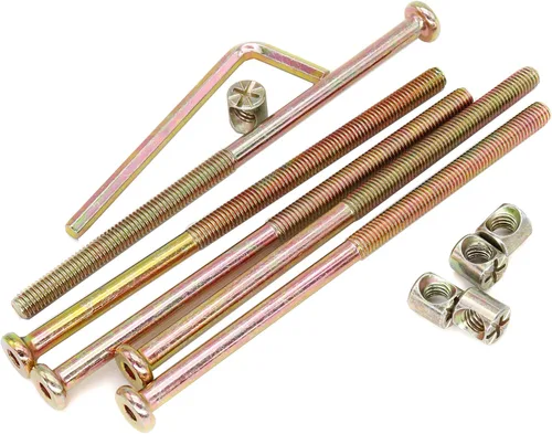 Miniatura 5 de cSeao cSeao - Pernos de cama antiguos, piezas de repuesto para muebles, paquete de 10 tornillos de montaje para muebles M6 x 4.331 in (M6 x 4.331 in)