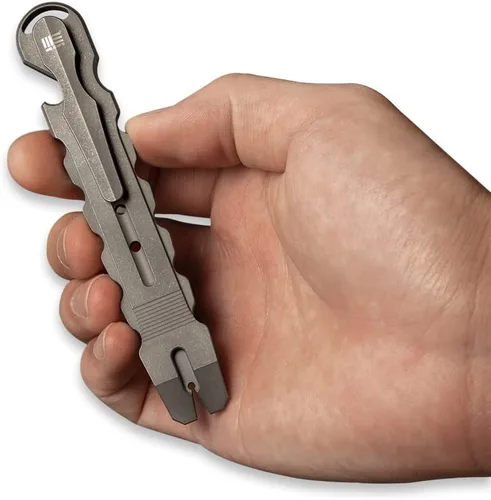 Miniatura 6 de WeKnife Gesila - Mini barra de palanca plana de bolsillo, multifunción, herramienta EDC de titanio, extractor de uñas, abridor de supervivencia