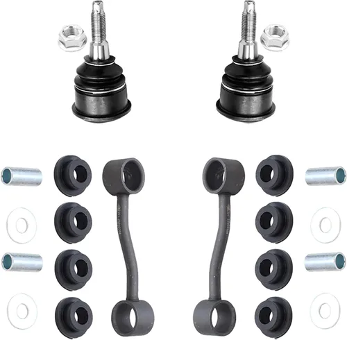 Miniatura 170 de Detroit Axle – Kit de suspensión delantera para Hyundai 2013-2018 Santa Fe 2 enlaces de barra de estabilizador 4 varillas de amarre interiores