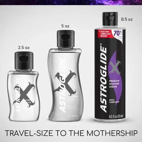 Miniatura 7 de Lubricante personal de gel de silicona Astroglide X, impermeable de gran calidad, 015594011516, líquido, 1