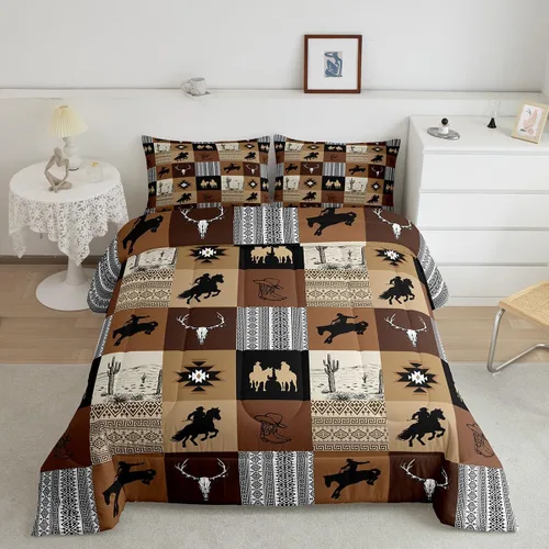 Miniatura 68 de Feelyou Lindo juego de ropa de cama de ajolote para niños y niñas tamaño twin, juego de edredón de salamandra para niños, mujeres y hombres, edredón
