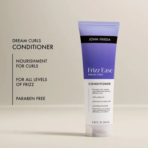 Miniatura 4 de John Frieda Frizz Ease Dream - Acondicionador de rizos para cabello rizado, 8.45 onzas líquidas, paquete de 2