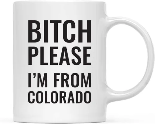 Miniatura 95 de Andaz Press Taza de café de 11 onzas, regalo de broma, Bitch Please I'm from Alabama, paquete de 1, incluye caja de regalo, divertidas ideas