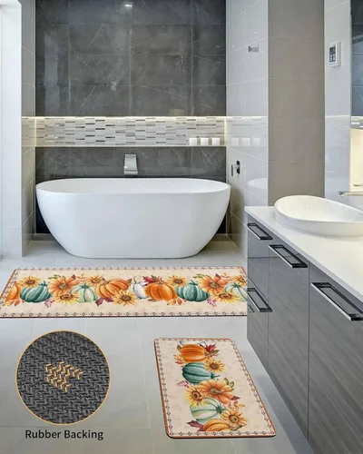 Miniatura 5 de Tapete de baño para bañera del suroeste, antideslizante, de secado rápido y absorbente, de tierra de diatomeas, fregadero de cocina, tapete