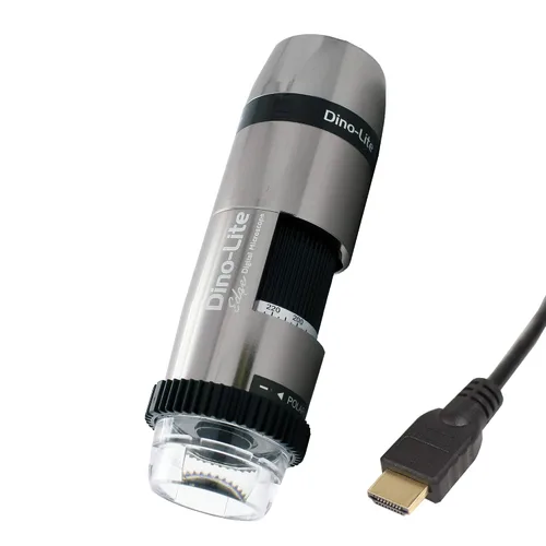 Dino-Lite HDMI AM5218MZT + RK-06, 720p, 20x-220x, polarizador, sin software