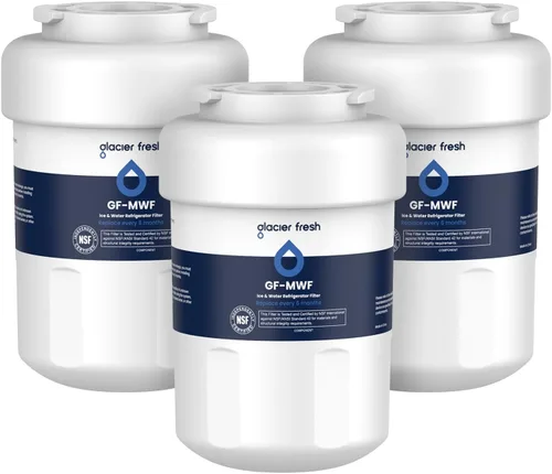 GLACIER FRESH - Reemplazo para filtros de agua de refrigerador MWF, SmartWater MWFP, MWFA, GWF, HDX FMG-1, WFC1201, RWF1060, 197D6321P006, Kenmore