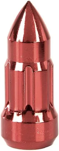 Miniatura 3 de Alloy USA 11290 - Kit de tuercas para rueda, estilo bala, rojo, 23 piezas, 1/2-20