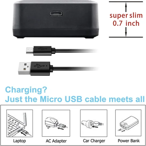 Miniatura 3 de Kastar Cargador de batería USB NP-F570 LED2 compatible con Feelworld F5 Pro, F5 Pro V2, F5 Pro V3, S55, F6 Plus, FT6 FR6, F7 Pro, monitor de campo